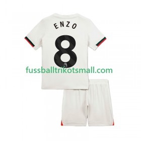 Fußballtrikots Chelsea Enzo Fernandez 8 Kinder 2025-2026 Kurzarm Auswärts-trikot kaufen